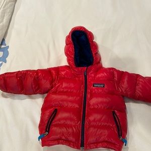 Patagonia Baby Hi Loft Down Sweater Jacket 6-12M